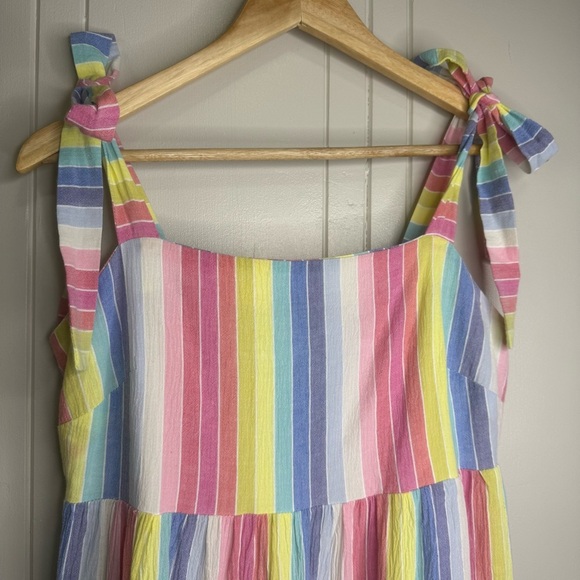 Draper James Multicolor Striped Maxi Dress - Picture 3 of 12